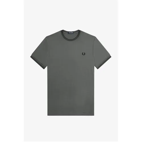 Fred Perry Twin Tipped T-Shirt - Green