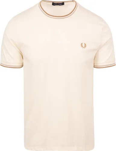 Fred Perry Twin Tipped T-shirt Off White Off-White
