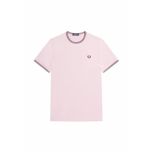 Fred Perry Twin Tipped T-Shirt - Pink