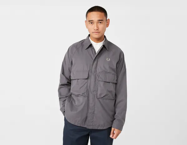 Fred Perry Utility Overshirt, Grey