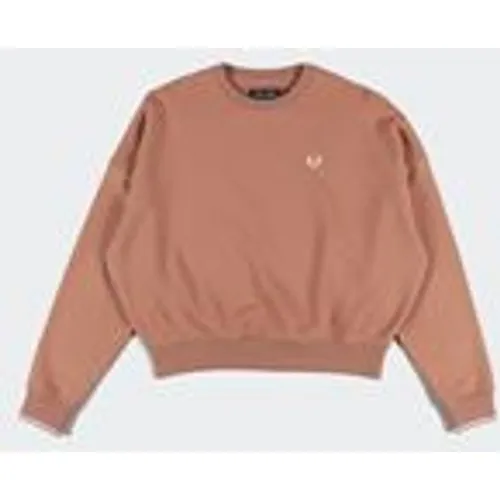 Fred Perry Women's Tipped Sweatshirt In Light Rust