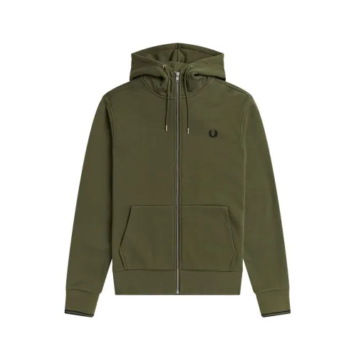Fred Perry , Zip-throughs ,Green male, Sizes: