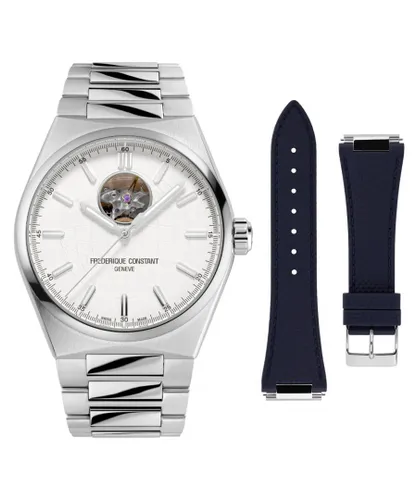 Frederique Constant Frédérique Highlife Heart Beat Mens Silver Watch FC-310S4NH6B Stainless Steel (archived) - One Size