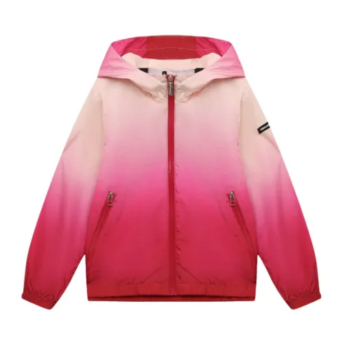 Freedomday , Gradient Windproof Hooded Coat ,Multicolor female, Sizes: