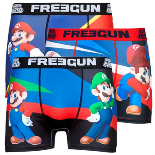 Freegun  BOXERS X3  men's Boxer shorts in Multicolour