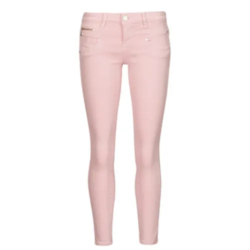 Freeman T.Porter  ALEXA CROPPED MAGIC COLOR  women's Skinny Jeans in Pink