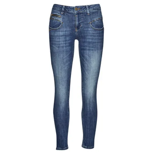 Freeman T.Porter  ALEXA HIGH WAIST CROPPED SDM  women's Skinny Jeans in Blue