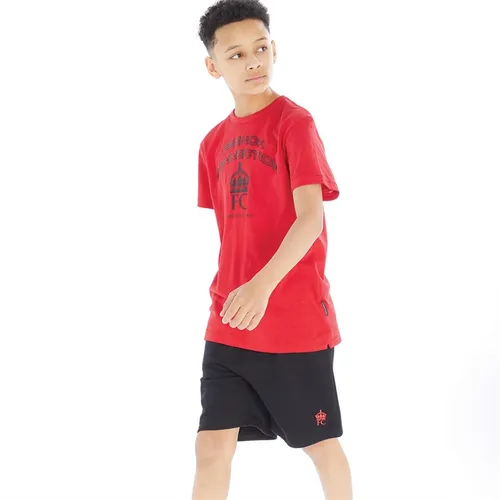 French Connection Boys Jewel T-Shirt And Shorts Set Red/Marine