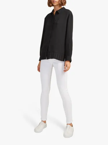 French Connection Crepe Pleat Shirt - Black - Female