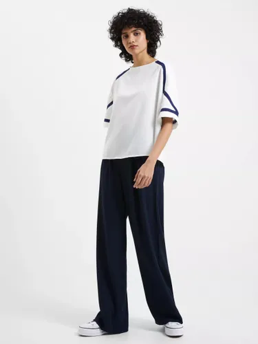 French Connection Light Crepe Top - Winter White - Female