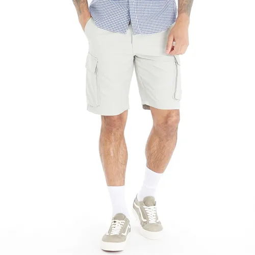 French Connection Mens Cargo Tech Shorts Stone