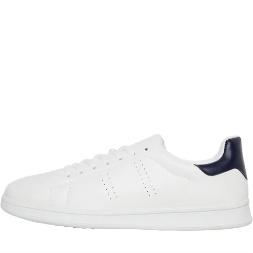 French Connection Mens Casual Trainers White/Navy