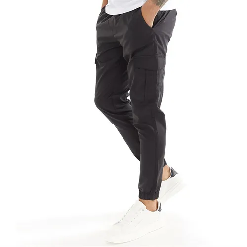 French Connection Mens Combat Tech Cargo Trousers Black