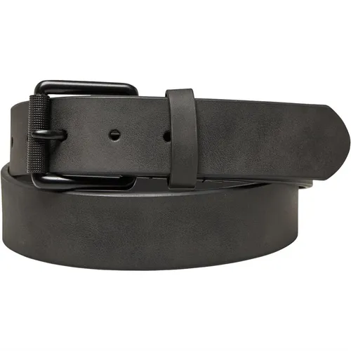 French Connection Mens Courtland Leather Belt Black