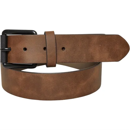 French Connection Mens Courtland Leather Belt Brown