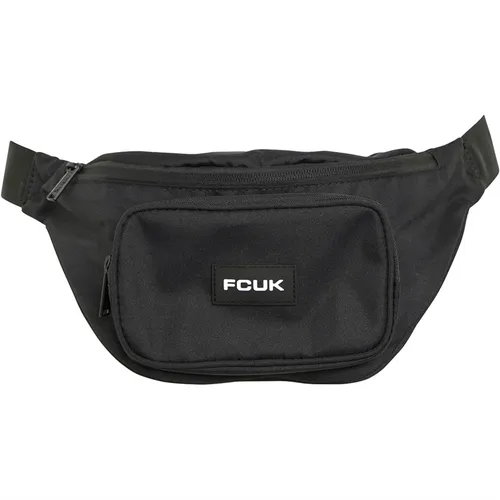 French Connection Mens FCUK Bumbag Black/White