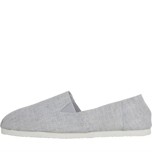 French Connection Mens FCUK Espadrilles Light Grey