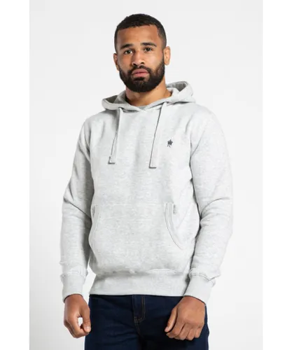 French Connection Mens Grey Cotton Blend Hoody