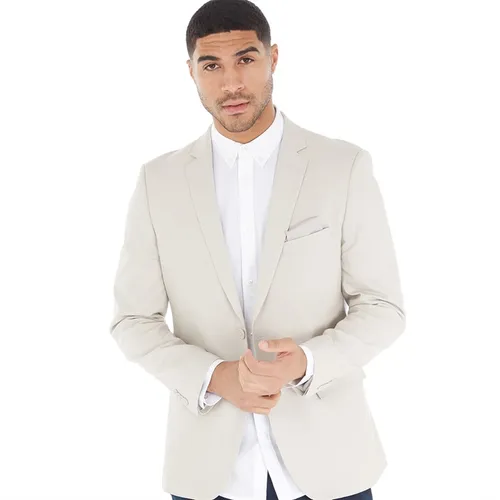 French Connection Mens Linen Blazer Stone