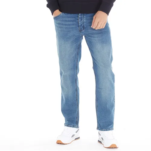 French Connection Mens Regular Fit Jeans Ind55 - Stonewash