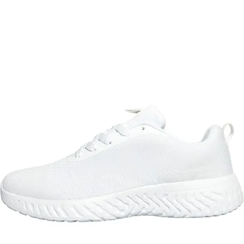 French Connection Mens V5 Lace Trainers White Mono