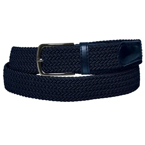 French Connection Mens Woven Belt Marine