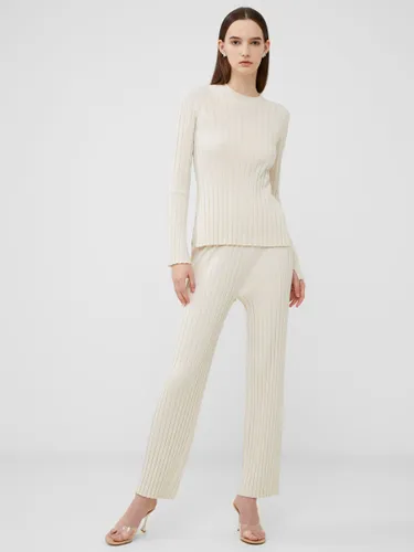 French Connection Minar Pleated Jumper - Classic Cream - Female