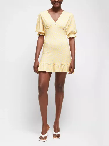 French Connection Peony Doria Mini Dress, Golden Glaze - Golden Glaze - Female