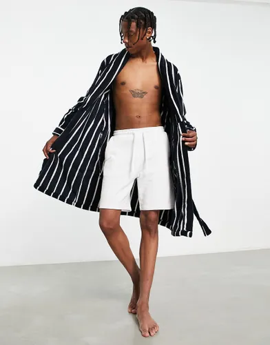 French Connection robe in blue and ecru stripe