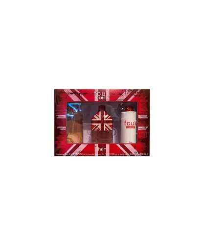 French Connection UK Womens Rebel Her Gift Set Eau De Toilette 100Ml And Body Mist 250Ml And Lotion - NA - One Size