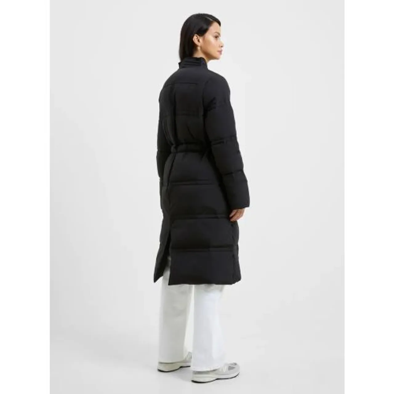 French Connection Womens Black Auden Long Sleeve Coat