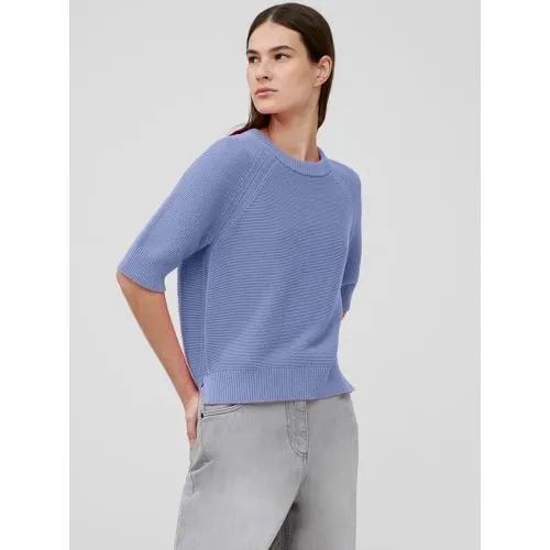 French Connection Womens Bluebell Lily Mozart Short Sleeve Jumper