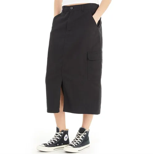 French Connection Womens Cargo Midi Skirt Black
