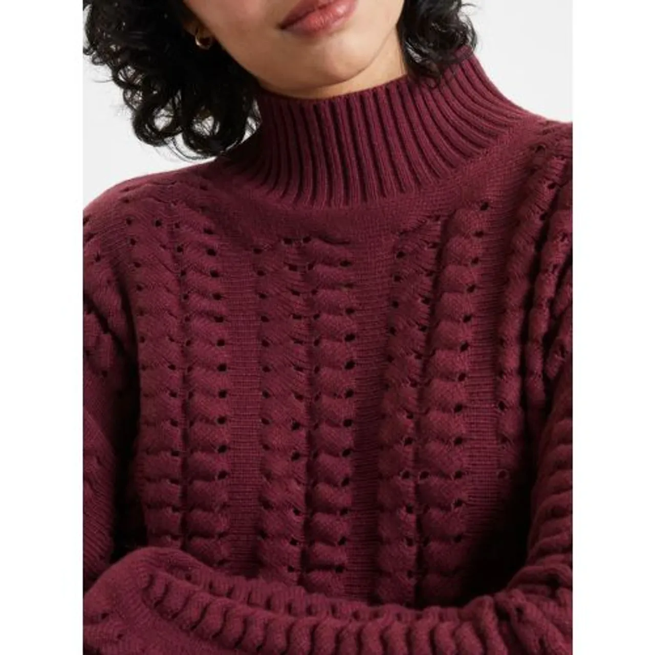 French Connection Womens Chocolate Truffle Jolee Jumper
