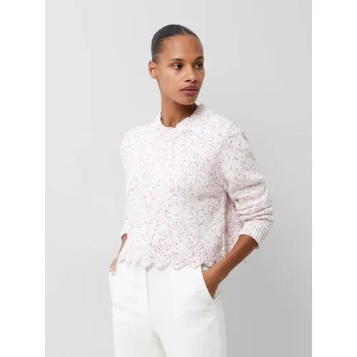 French Connection Womens Rose Kiss Nevanna Hem Detail Sweater