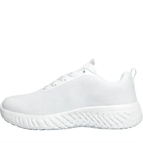 French Connection Womens V5 Lace Trainers White Mono