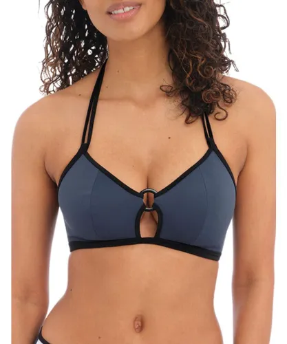 Freya Womens 202011 Colour Crush Non-Wired Bikini Top - Blue Elastane