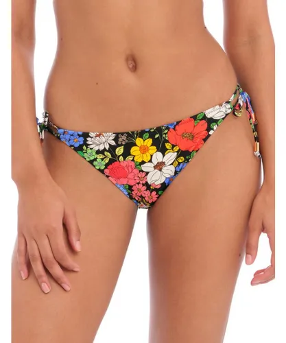 Freya Womens 202875 Floral Haze Tie-Side Bikini Briefs - Multicolour Elastane