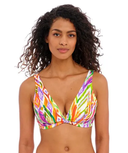 Freya Womens 202911 Tusan Beach Non-Wired Triangle Bikini Top - Multicolour Elastane