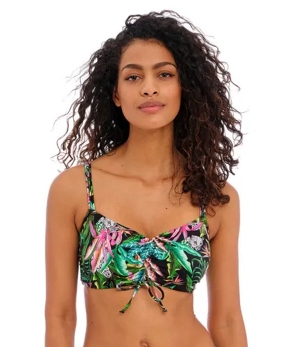 Freya Womens 203114 Cala Selva Underwired Bralette Bikini Top - Multicolour Elastane