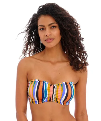 Freya Womens 203210 Torra Bay Strapless Bikini Top - Multicolour Elastane