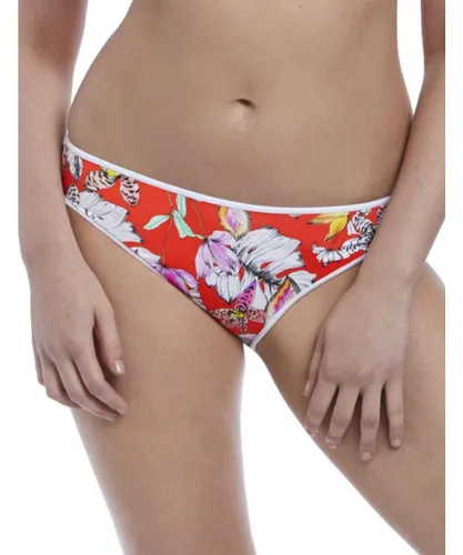 Freya Womens 5884 Swim Wild Flower Bikini Brief - Red