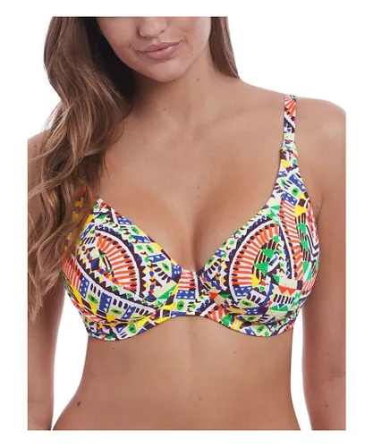 Freya Womens 6811 Culture Jam Halter Bikini Top - Multicolour