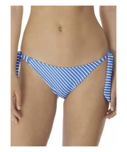 Freya Womens Beach Hut Tie Side Bikini Brief - Blue