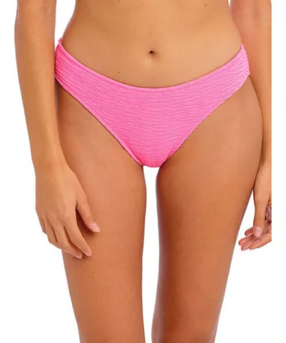 Freya Womens Ibiza Waves Bikini Brief - Pink Polyamide