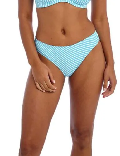 Freya Womens Jewel Cove Striped Bikini Bottoms - Turquoise Mix, Turquoise Mix