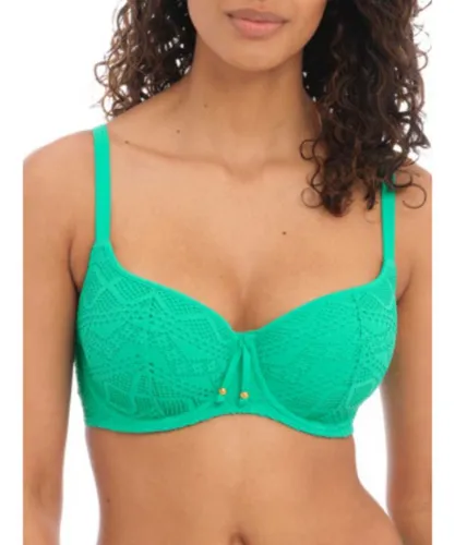 Freya Womens Sundance Sweetheart Bikini Top Jade - Green Nylon