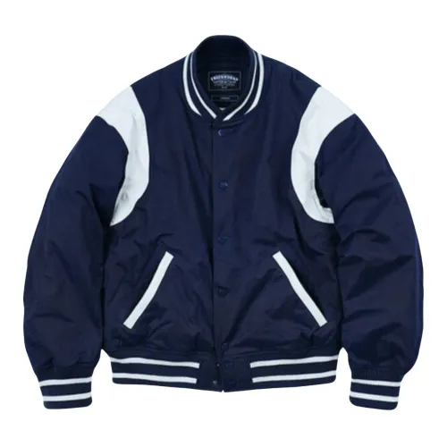 Frizmworks , Casual Varsity Jacket with Clean Details ,Blue male, Sizes: