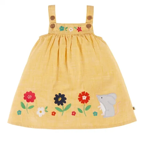 Frugi Hollie Dress - Bumblebee Chambray & Flowers