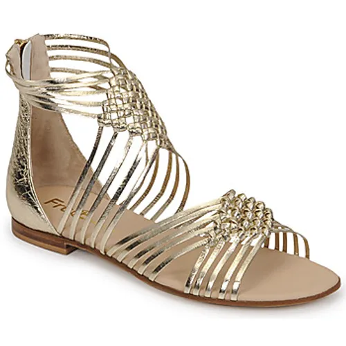 Fru.it  7479-100-PLATINO  women's Sandals in Gold